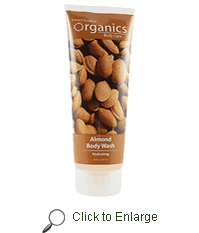 DESERT ESSENCE: Organics Body Wash Almond 8 oz