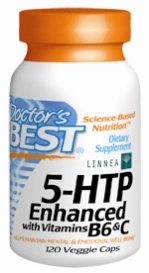 5-HTP Enhanced with Vitamins B6 and C, 120vc