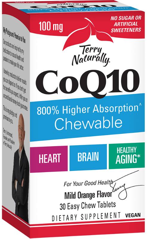Europharma / Terry Naturally: CoQ10 Chewable 100mg 30 Chew Tabs