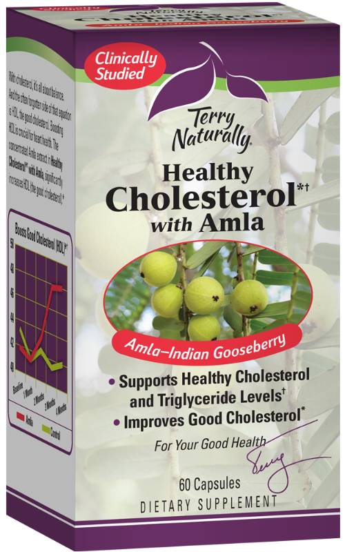 Healthy Cholesterol with Alma Indian Gooseberry, 60 Caps