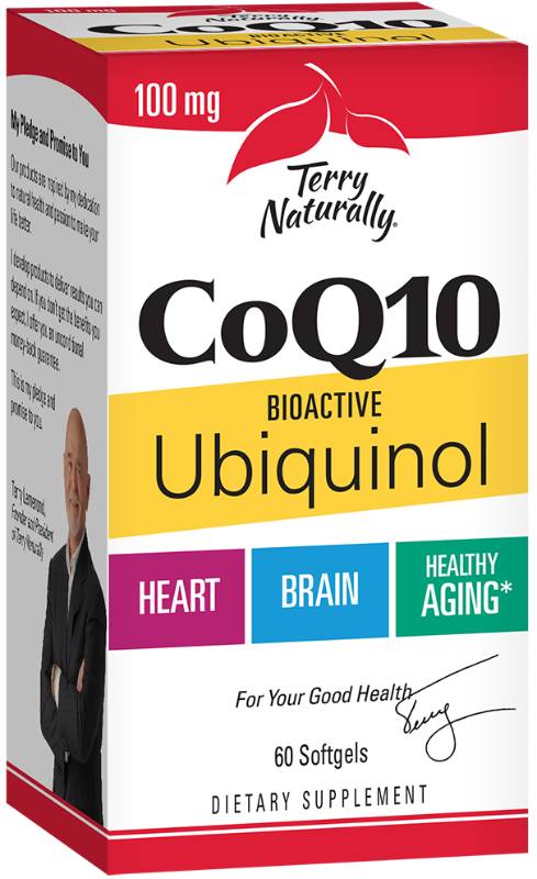 Europharma / Terry Naturally: CoQ10 Bioactive Ubiquinol 100mg 60 Softgels