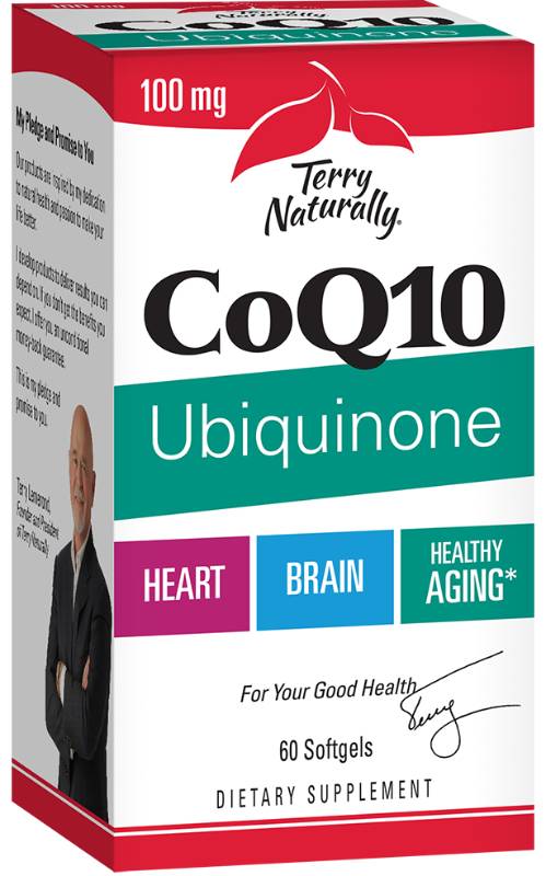 Europharma / Terry Naturally: CoQ10 Bioactive Ubiquinone 100mg 60 softgels