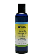 NATURE'S FORMULARY: Ayurvedic Massage Oil Cooling 4 oz