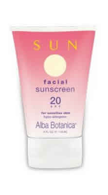 ALBA BOTANICA: Sunscreen Facial SPF20 4 oz