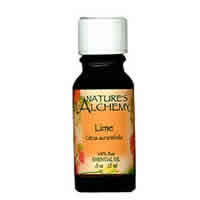 NATURE'S ALCHEMY: Pure Essential Oil Lime .5 oz