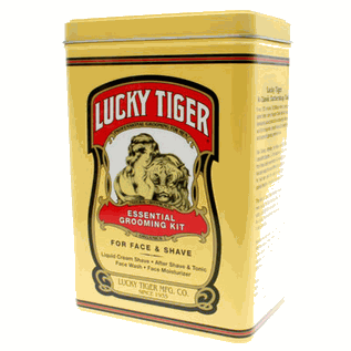 Lucky tiger: LUCKY TIGER GROOMING TIN FULL SIZE 4PC