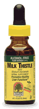 NATURE'S ANSWER: Milk Thistle Alcohol Free Extract 1 fl oz