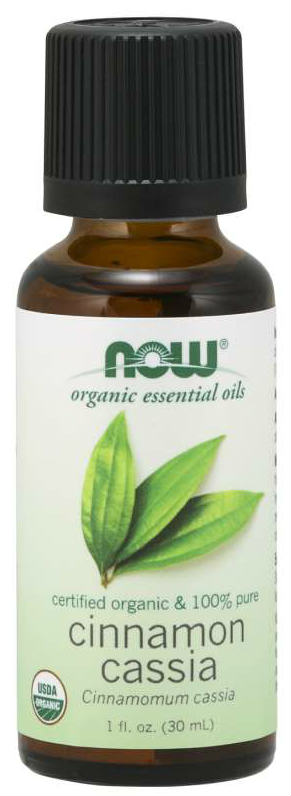 NOW: Organic Cinnamon Cassia Oil 1 fl oz