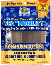 ARK NATURALS: Sea Mobility™ for Allergic Dogs -Venison Jerky 22 strips