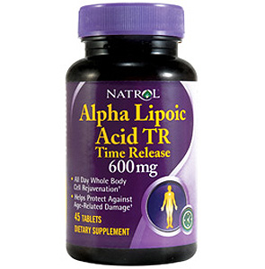 NATROL: Alpha Lipoic Acid TR 600mg 45 tab