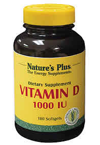 Natures Plus: Vitamin D 1000 IU 180 Softgel