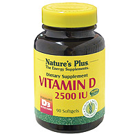 Natures Plus: Vitamin D3 2500 IU Softgel 90 SGL
