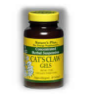 Natures Plus: CAT'S CLAW GELS 60 60 ct