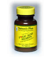 FOLIC ACID HEARTS 90 90 ct from Natures Plus