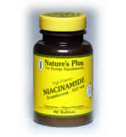 NIACINAMIDE 500 MG 90 90 ct from Natures Plus