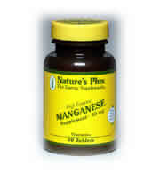 Natures Plus: MANGANESE 50 MG 90 90 ct