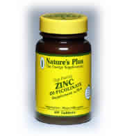 ZINC PICOLINATE With VITAMIN B-6 60 ct from Natures Plus