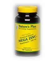 MEGA ZINC 100 MG S  R 90 90 ct from Natures Plus