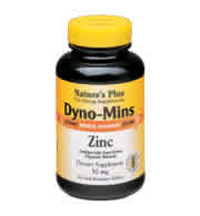 Natures Plus: DYNO-MINS ZINC 90 50MG 90 ct