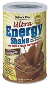 Natures Plus: Ultra Energy Shake Supercharged Chocolate 0.80 lb. (363g) Powder