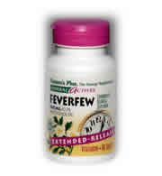 Natures Plus: EXTENDED RELEASE FEVERFEW 500 MG 60 60 ct