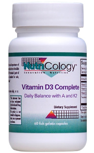 NUTRICOLOGY/ALLERGY RESEARCH GROUP: Vitamin D3 Complete Daily Balance with A and K2 60 caps