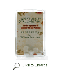 NATURE'S ALCHEMY: Diffuser Necklace Refill Pads 10 pc