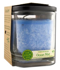 ALOHA BAY: Candle Aloha Jar Ocean Mist Light Blue 8 oz