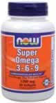 SUPER OMEGA 3-6-9 1200MG 90 SGELS from NOW