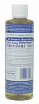 DR. BRONNER'S MAGIC SOAPS: Organic Pure Castile Liquid Soap Peppermint 8 oz