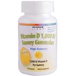 Vitamin D 1000IU Sunny Gummies 50 chews from RAINBOW LIGHT