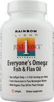 RAINBOW LIGHT: Everyone's Omega Fish and Flax Oil 60 softgels