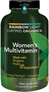 RAINBOW LIGHT: Womens Organic Multivitamin 120 caps