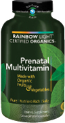 PreNatal Organic MultiVitamin 120 caps from RAINBOW LIGHT