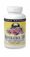 SOURCE NATURALS - Resveratrol 100mg 120 Capsules