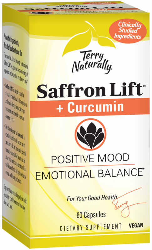 Europharma / Terry Naturally: Saffron Lift Plus Curcumin 60 Capsules