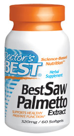 Best Saw Palmetto 320 mg, 60SG