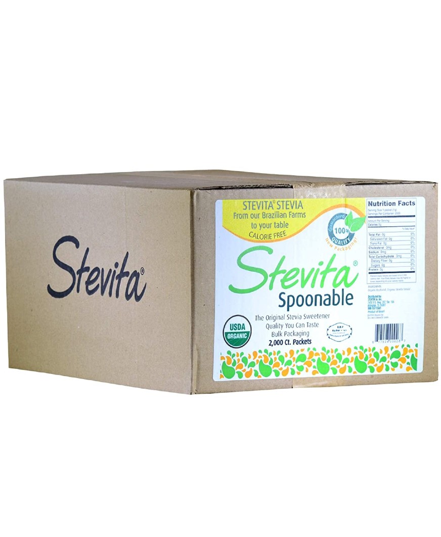 Stevia Spoonable Packets Bulk With Erythritol