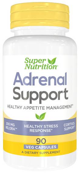 Super Nutrition: Adrenal Support 90 Veg Capsules
