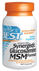 Synergistic Glucosamine MSM Formula 180C from Doctors Best