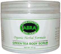 ABRA THERAPEUTICS: Green Tea Body Scrub 10 oz