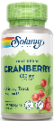 Solaray: Cranberry 100ct 425mg