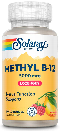 Solaray: Methyl B-12 5000 Lemon 60 ct 5000 mcg