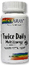 Solaray: Twice Daily Multi Energy 60ct