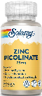 Solaray Zinc Picolinate 25mg, 60 Tablets