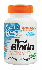 Doctors Best: Best Biotin 5000 mcg 120VC