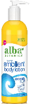 ALBA BOTANICA Very Emollient Body Lotion Ocean Surf, 12 OUNCE