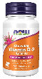NOW: Vitamin D-3 5000IU Chewable 120 LOZ Mint Flavor
