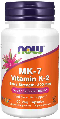 NOW: Vitamin K-2 MK-7 300mcg High Potency 60 Veg Caps