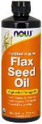 NOW: FLAX SEED OIL 24 oz